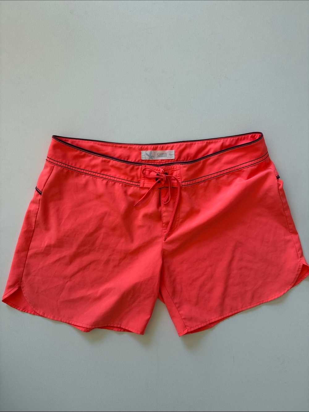 Carve Designs neon board shorts